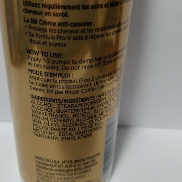Pantene BB Creme Breakage Defense Beauty Balm Cream 6 Bottles DISCONTINUED - Picture 5 of 10